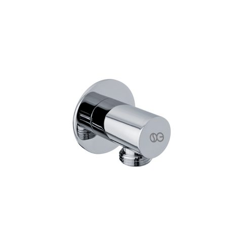 SG306R - Presa acqua ROUND con attacco 1/2”Gm in ottone cromato.