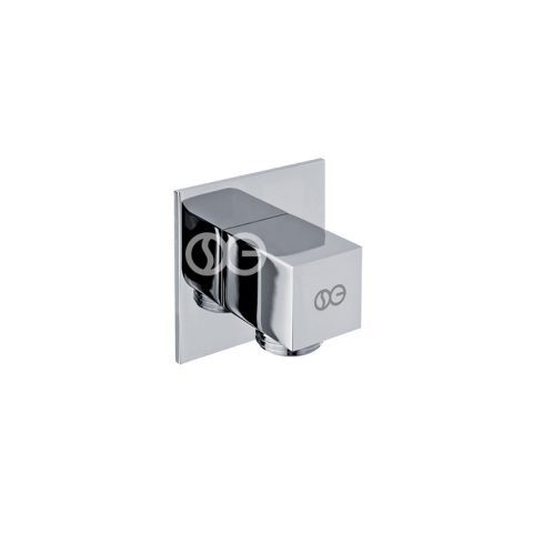 SG406S - Presa acqua SQUARE con attacco 1/2”Gm in ottone cromato.