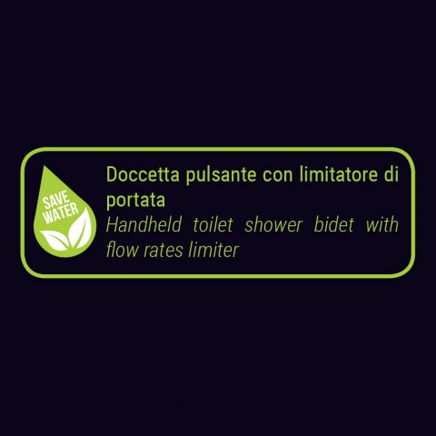 Doccetta pulsante con limitatore di portata